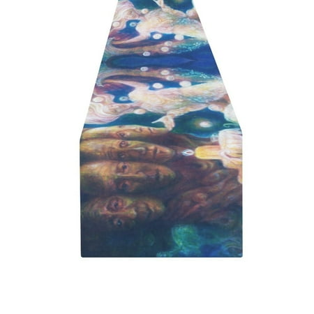 MYPOP Spiritual Sacred Tree Of Four Faces Cotton Linen Table Runner 14x72 Inches
MYPOP Spiritual Sacred Tree Of Four Faces Cotton Linen Table Runner 14x72 Inches