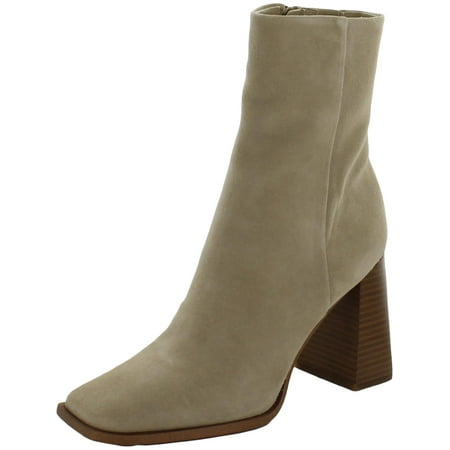 Sam Edelman Womens Ivette Suede Square Toe Ankle Boots