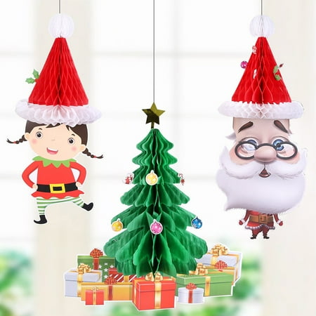 Gwong Christmas Ornament Adorable Doll Wide Application High Durability Honeycomb Paper Doll Hanging Pendant for Garden
Gwong Christmas Ornament Adorable Doll Wide Application High Durability Honeycomb Paper Doll Hanging Pendant for Garden