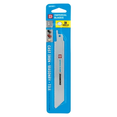 Imperial Blades 6 in. Diamond Grit Reciprocating Saw Blade 1 pk