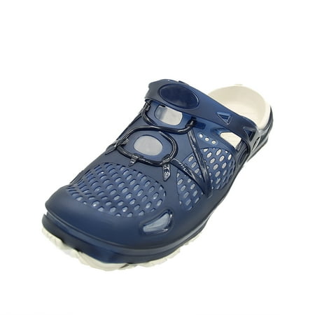 VENTANA Mens Clogs Perforated Slingback Sandals Water Garden Shoes