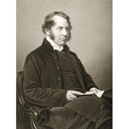 Posterazzi DPI1860413LARGE Henry Montagu Villiers English Lord Bishop of Carlisle 1813-1861. Engraved by Poster Print, 24 x 32