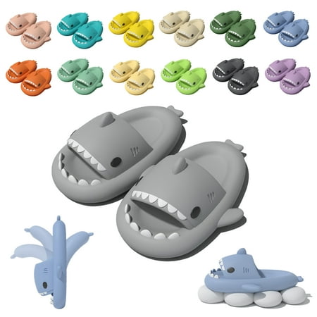 2022 Summer Cute Shark Slippers for Women Men Shower Anti-Slip Open Toe Sandals Beach Shoes
2022 Summer Cute Shark Slippers for Women Men Shower Anti-Slip Open Toe Sandals Beach Shoes