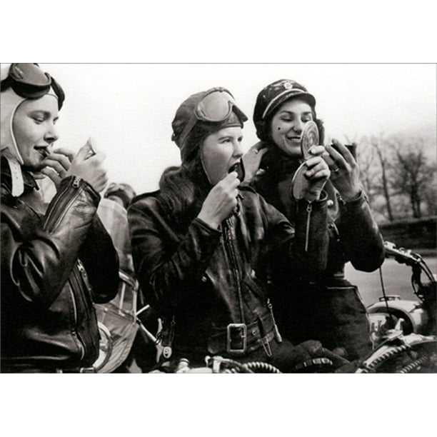 Avanti Press Motorcycle Babes America Collection Funny Feminine Birthday Card for Her