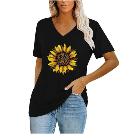 Corset Top Maternity Shirts Fashion Women Printing V-Neck T-Shirt Short Sleeve Casual Tee Tops Blouse Womens Tank Tops Oversized T Shirts for Women Savings Clearance Deals Black Crop Top Black S
Corset Top Maternity Shirts Fashion Women Printing V-Neck T-Shirt Short Sleeve Casual Tee Tops Blouse Womens Tank Tops Oversized T Shirts for Women Savings Clearance Deals Black Crop Top Black S