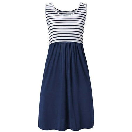 asdoklhq Maternity Dresses for Women Plus Size Women Maternity Striped Stitching Solid Color Sleeveless Maternity Dress
asdoklhq Maternity Dresses for Women Plus Size Women Maternity Striped Stitching Solid Color Sleeveless Maternity Dress