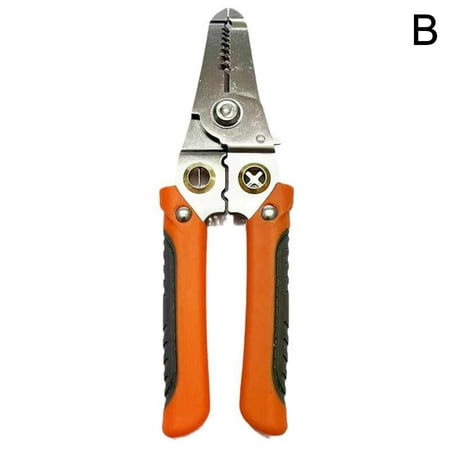 Crimping Multitool Pliers Multifunctional Wire Stripper Ring Crimp Tools Wire Terminals Hand B4O2
Crimping Multitool Pliers Multifunctional Wire Stripper Ring Crimp Tools Wire Terminals Hand B4O2
