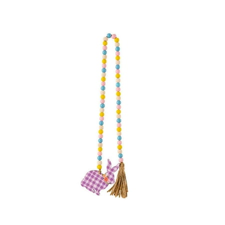 Easter Decorative Articles Easter Beads String Checker Printing Rabbit Wooden Pendant Colorful Beads
Easter Decorative Articles Easter Beads String Checker Printing Rabbit Wooden Pendant Colorful Beads