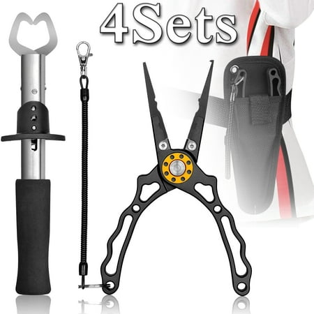 Elbourn Fishing Pliers Stainless Steel Fishing Multi Tool for Split Ring Hook Remover Crimping Tool and Line Cutter
Elbourn Fishing Pliers Stainless Steel Fishing Multi Tool for Split Ring Hook Remover Crimping Tool and Line Cutter
