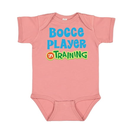 Inktastic Bocce player in training Gift Baby Boy or Baby Girl Bodysuit