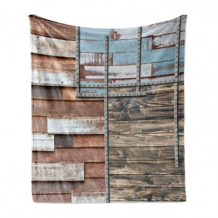Rustic Soft Flannel Fleece Blanket Modern and Old Mixture Harmony Rusty Design with Geometric Lines Details Artwork Cozy Plush for Indoor and Outdoor Use 70 x 90 Brown and Blue by Ambesonne
Rustic Soft Flannel Fleece Blanket Modern and Old Mixture Harmony Rusty Design with Geometric Lines Details Artwork Cozy Plush for Indoor and Outdoor Use 70 x 90 Brown and Blue by Ambesonne