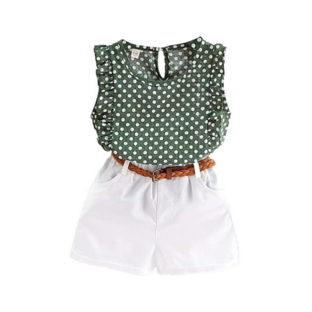 ZMHEGW Toddler Outfits For Girl Tops Shorts Kids T Shirt Clothes Summer Set Baby Pants Flying Sleeves Chiffon White Pants Set
ZMHEGW Toddler Outfits For Girl Tops Shorts Kids T Shirt Clothes Summer Set Baby Pants Flying Sleeves Chiffon White Pants Set