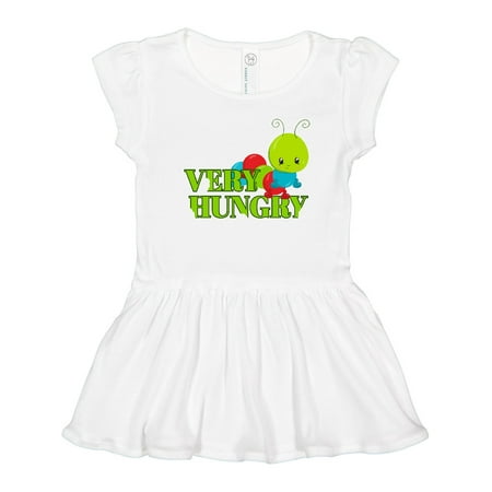 Inktastic Very Hungry Gift Toddler Girl Dress