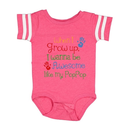 Inktastic Loved by Pop Pop Gift Baby Boy or Baby Girl Bodysuit