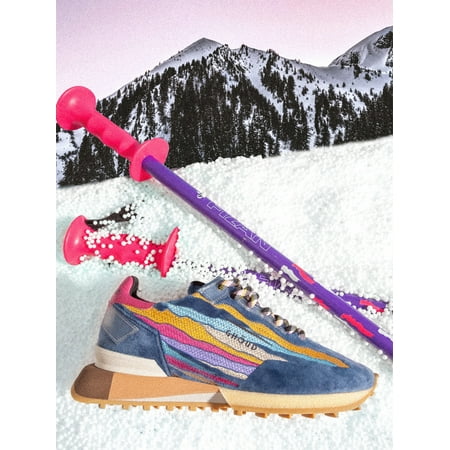 GHOUD Woman Sneaker Ghoud X Llf In Cotone Blu