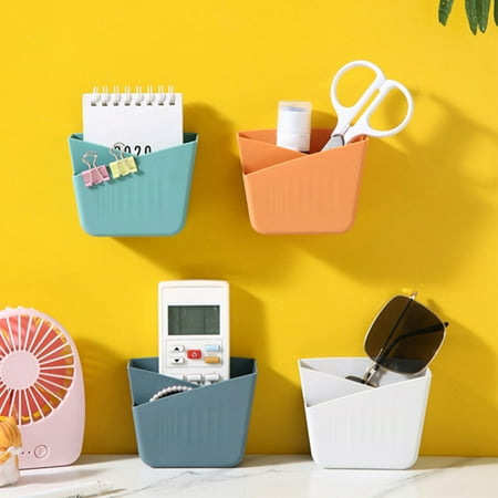 Fogcroll Remote Control Holder Wall Mount Universal PP Moisture Proof Phone Storage Box for Home