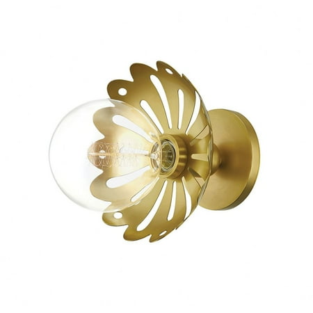 -One Light Wall Sconce in Style-8 inches Wide By 8 inches High-Aged Brass Finish Bailey Street Home 735-Bel-3371022
-One Light Wall Sconce in Style-8 inches Wide By 8 inches High-Aged Brass Finish Bailey Street Home 735-Bel-3371022