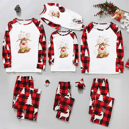 Valentine s Day Deals 2022! Christmas Family Matching Pajamas Set Adult Kids Baby Deer Printed Tops+Plaid Pants Sleepwear Nightwear Set Baby Suits
Valentine s Day Deals 2022! Christmas Family Matching Pajamas Set Adult Kids Baby Deer Printed Tops+Plaid Pants Sleepwear Nightwear Set Baby Suits