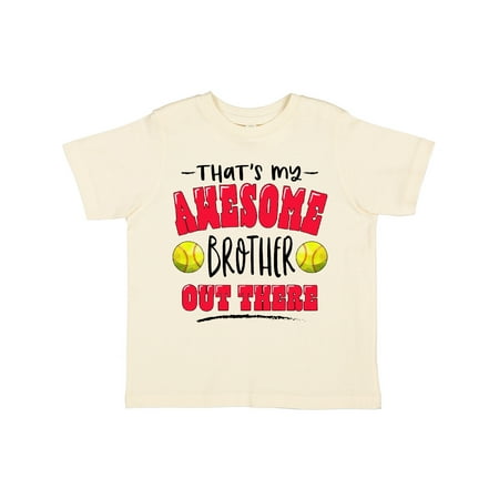 Inktastic That s My Awesome Brother Out There with Softballs Gift Toddler Boy or Toddler Girl T-Shirt
Inktastic That s My Awesome Brother Out There with Softballs Gift Toddler Boy or Toddler Girl T-Shirt