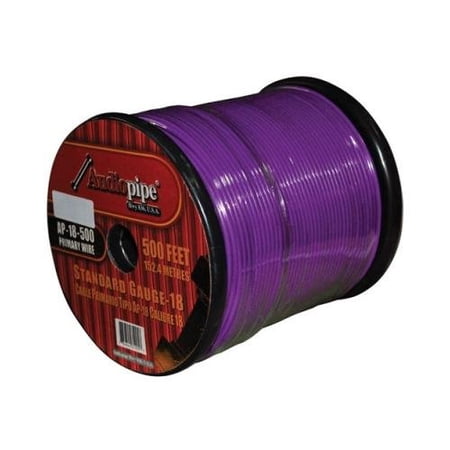 Nippon AP18500PL Purple 18 Ga 500Ft Spool Car Audio Remote Wire 18 Gauge