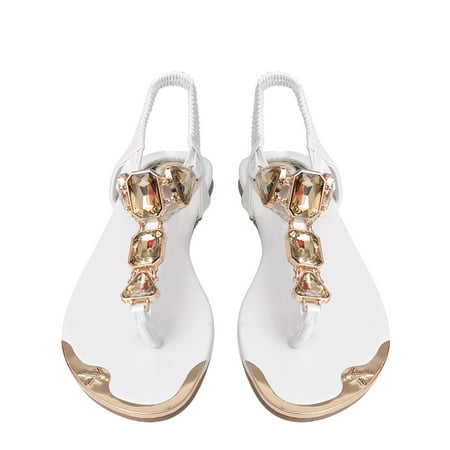 NUOLUX 1 Pair of Women Sandal Rhinestone Beach Sandals Summer Shoes Fashion Sandals Footwear Supplies White Size 41 25.5CM 8.5US 6UK 40EU 10.0215Inch
NUOLUX 1 Pair of Women Sandal Rhinestone Beach Sandals Summer Shoes Fashion Sandals Footwear Supplies White Size 41 25.5CM 8.5US 6UK 40EU 10.0215Inch