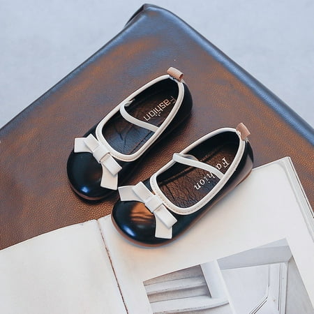 Toddler Girls Little Girls PU Leather Ribbon Flats Casual Shoes W385 Sizes 7.5C-1.5Y
Toddler Girls Little Girls PU Leather Ribbon Flats Casual Shoes W385 Sizes 7.5C-1.5Y