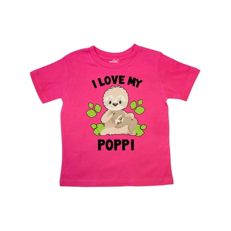 Inktastic Cute Sloth I Love My Poppi with Green Leaves Gift Toddler Boy or Toddler Girl T-Shirt
Inktastic Cute Sloth I Love My Poppi with Green Leaves Gift Toddler Boy or Toddler Girl T-Shirt