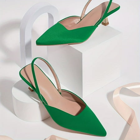 Elegant Solid Color Kitten Heels with Ankle Strap - Chic & Versatile Pointed Toe for All-Day Comfort
Elegant Solid Color Kitten Heels with Ankle Strap - Chic & Versatile Pointed Toe for All-Day Comfort