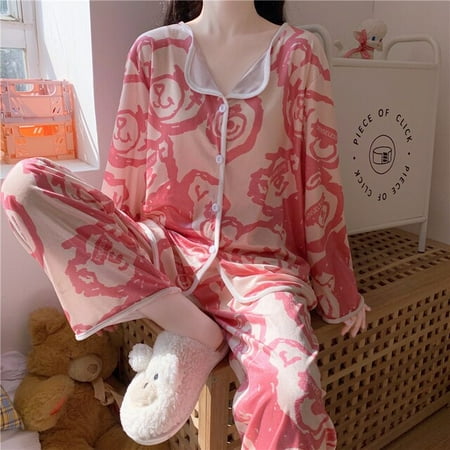 CoCopeaunt Women Pajamas Autumn Velvet Winter Sleepwear Casual Nightwear Pyjamas Suit Home Clothes Plus Size Cartoon Sleepwear Set
CoCopeaunt Women Pajamas Autumn Velvet Winter Sleepwear Casual Nightwear Pyjamas Suit Home Clothes Plus Size Cartoon Sleepwear Set