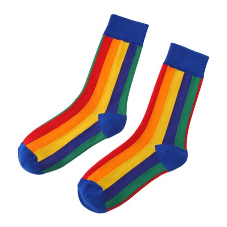 YUUZONE Women Autumn Rainbow Vertical Striped Long Crew Socks Novelty Harajuku Hip Hop Skateboard Student Cotton Mid Tube Hosiery Stockings
YUUZONE Women Autumn Rainbow Vertical Striped Long Crew Socks Novelty Harajuku Hip Hop Skateboard Student Cotton Mid Tube Hosiery Stockings