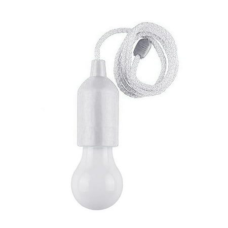 Toutek LED Hanging Light Bulb Battery Powered Colorful Pull Cord Bulbs (White)
Toutek LED Hanging Light Bulb Battery Powered Colorful Pull Cord Bulbs (White)