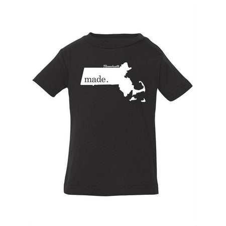 Made In Massachusetts T-Shirt Infant -Smartprints Designs 12 Months