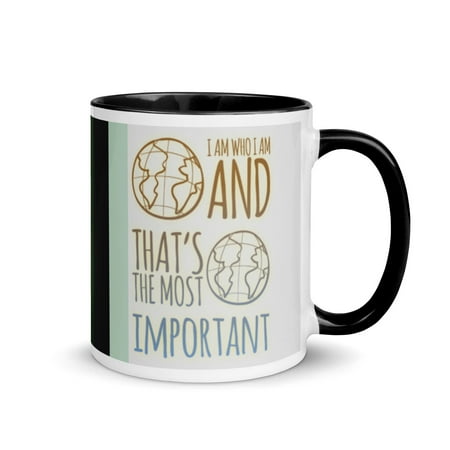 GloWell Designs - Mug with Color Inside - Affirmation Quote - I Am Who I Am
GloWell Designs - Mug with Color Inside - Affirmation Quote - I Am Who I Am