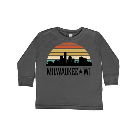 Inktastic Milwaukee Wisconsin Skyline Retro Sunset Gift Toddler Boy or Toddler Girl Long Sleeve T-Shirt
Inktastic Milwaukee Wisconsin Skyline Retro Sunset Gift Toddler Boy or Toddler Girl Long Sleeve T-Shirt