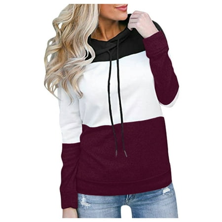 Simplmasygenix Hoodies for Women Plus Size Women s Long Sleeve Color Block Hoodie Casual Loose Comfortable Sweatshirt
Simplmasygenix Hoodies for Women Plus Size Women s Long Sleeve Color Block Hoodie Casual Loose Comfortable Sweatshirt