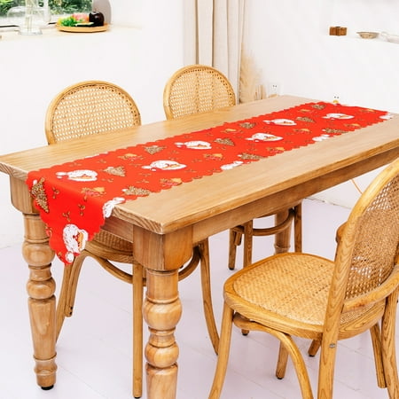 Table Runner Foldable Soft Comfortable Tear Resistance Christmas Decoration Table Runner for Home Black Fabric
Table Runner Foldable Soft Comfortable Tear Resistance Christmas Decoration Table Runner for Home Black Fabric