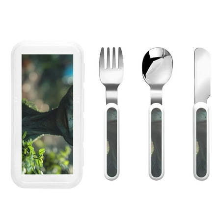 Cauagu Cute Saucerman With Big Eyes Print 3-Pieces Toddler Cutlery Set Kids Silverware Set with Spoons Forks & Knife Stainless Steel Utensils for Kids Dishwasher Safe
Cauagu Cute Saucerman With Big Eyes Print 3-Pieces Toddler Cutlery Set Kids Silverware Set with Spoons Forks & Knife Stainless Steel Utensils for Kids Dishwasher Safe