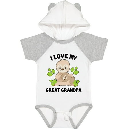 Inktastic Cute Sloth I Love My Great Grandpa with Green Leaves Gift Baby Boy or Baby Girl Bodysuit
Inktastic Cute Sloth I Love My Great Grandpa with Green Leaves Gift Baby Boy or Baby Girl Bodysuit