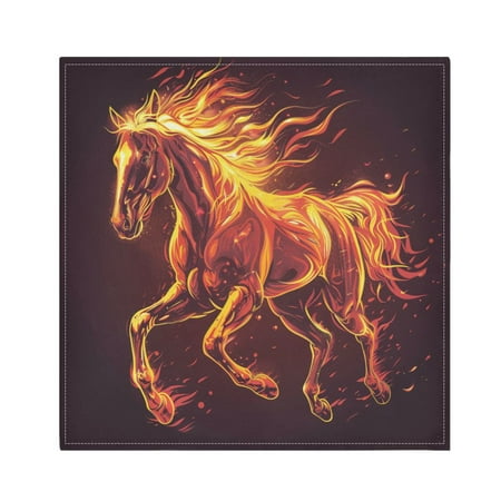 JSTEL Red Running Horse Flame Cloth Napkins Set of 4 20x20 Inch Washable and Reusable Napkin for Decoupage Dinner Party Everyday Use
JSTEL Red Running Horse Flame Cloth Napkins Set of 4 20x20 Inch Washable and Reusable Napkin for Decoupage Dinner Party Everyday Use