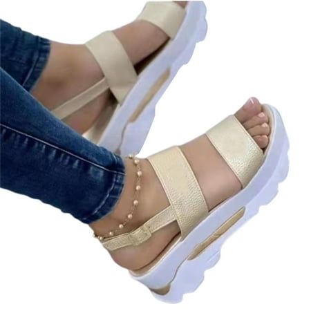 Women s Summer Open Toes Sandals Breathable Ankle-Strap Shoes Pin Buckle Closure
Women s Summer Open Toes Sandals Breathable Ankle-Strap Shoes Pin Buckle Closure