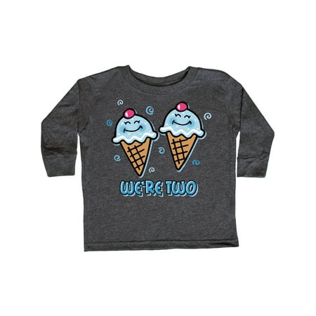 Inktastic Ice Cream We re Two Twin Boys Gift Toddler Boy Girl Long Sleeve T-Shirt
Inktastic Ice Cream We re Two Twin Boys Gift Toddler Boy Girl Long Sleeve T-Shirt