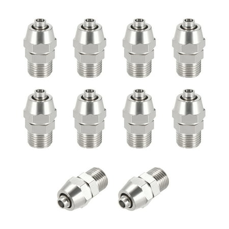 Reusable Fitting Adapter 1/8 G Male x 13/64 Hose ID Quick Coupler Air Hose Plug 10pcs
Reusable Fitting Adapter 1/8 G Male x 13/64 Hose ID Quick Coupler Air Hose Plug 10pcs