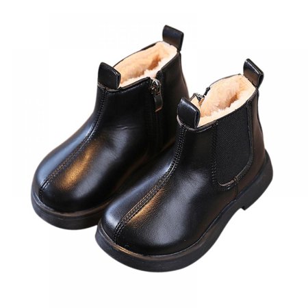 Baywell Toddler and Little Girl s Ankle Boots Side Zipper Short Booties Winter Shoes Black US 7.5-12
Baywell Toddler and Little Girl s Ankle Boots Side Zipper Short Booties Winter Shoes Black US 7.5-12