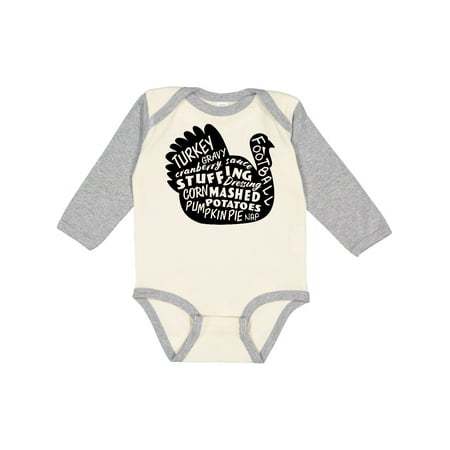 Inktastic Turkey Stuffed with Thanksgiving Words Gift Baby Boy or Baby Girl Long Sleeve Bodysuit
Inktastic Turkey Stuffed with Thanksgiving Words Gift Baby Boy or Baby Girl Long Sleeve Bodysuit