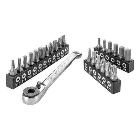 Craftsman 24 pc. Right Angle Bit Driver Set Chrome Vanadium Steel - Case Of: 1; Each Pack Qty: 24; Total Items Qty: 24
Craftsman 24 pc. Right Angle Bit Driver Set Chrome Vanadium Steel - Case Of: 1; Each Pack Qty: 24; Total Items Qty: 24