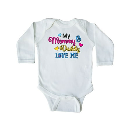 Inktastic My Mommy and Daddy Love me with Hearts Gift Baby Boy or Baby Girl Long Sleeve Bodysuit
Inktastic My Mommy and Daddy Love me with Hearts Gift Baby Boy or Baby Girl Long Sleeve Bodysuit
