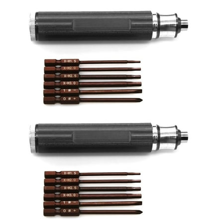 2X 6 in 1 Hexagon Screwdriver H1.5 2.0 2.5 3.0mm Hex Slotted Screwdriver Tool Kit for RC Model Car 1
2X 6 in 1 Hexagon Screwdriver H1.5 2.0 2.5 3.0mm Hex Slotted Screwdriver Tool Kit for RC Model Car 1