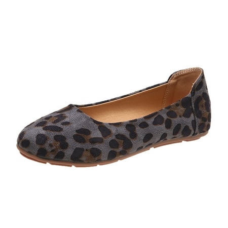 Fsqjgq Shoes Womens Casual Dress Ladies Fashion Leopard Flock Round Head Shallow Flat Sole Comfortable Casual Single Shoes Dot Sandals Women Grey 41
Fsqjgq Shoes Womens Casual Dress Ladies Fashion Leopard Flock Round Head Shallow Flat Sole Comfortable Casual Single Shoes Dot Sandals Women Grey 41