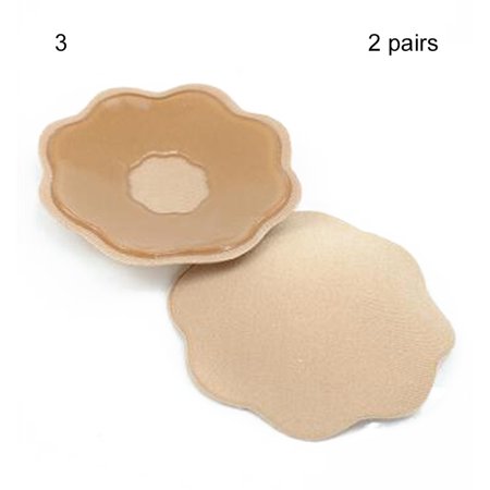 CKLC 2 Pairs Women Reusable Adhesive Nipple Covers Invisible Breathable Silicone Cover (Plum Color)
CKLC 2 Pairs Women Reusable Adhesive Nipple Covers Invisible Breathable Silicone Cover (Plum Color)