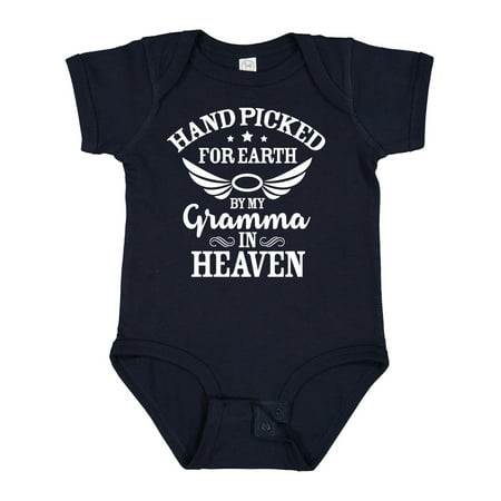 Inktastic Handpicked for Earth by My Gramma in Heaven with Angel Wings Gift Baby Boy or Baby Girl Bodysuit
Inktastic Handpicked for Earth by My Gramma in Heaven with Angel Wings Gift Baby Boy or Baby Girl Bodysuit